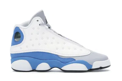 Pre-owned Jordan 13 Retro Sneakers In White/italy Blue/wolf Grey