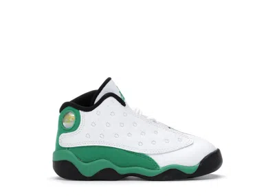 Pre-owned Jordan 13 Retro Sneakers In White/lucky Green In Multi