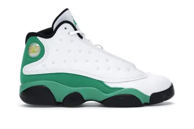 Pre-owned Jordan 13 Retro Sneakers In White/lucky Green