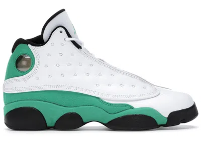 Pre-owned Jordan 13 Retro Sneakers In White/lucky Green