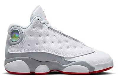 Pre-owned Jordan 13 Retro Sneakers In White/true Red/wolf Grey