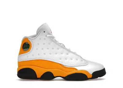 Pre-owned Jordan 13 Retro Sneakers In White/university Red/del Sol In Multi