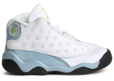 Pre-owned Jordan 13 Retro Sneakers In White/yellow Ochre/blue Grey In Multi