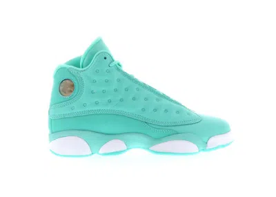 Pre-owned Jordan 13 Retro What Is Love Pack Sneakers In Green Glow/white