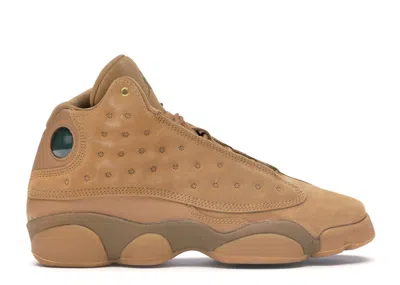Pre-owned Jordan 13 Retro Wheat Sneakers In Elemental Gold/baroque Brown/gum Yellow