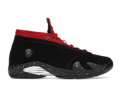 Pre-owned Jordan 14 Retro Low Red Lipstick (women's) Sneakers In Black/metallic Silver/gym Red In Multi
