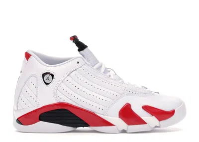 Pre-owned Jordan 14 Retro Rip Hamilton Sneakers In White/black/varsity Red In Multi