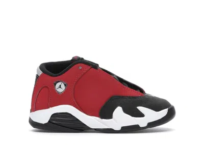 Pre-owned Jordan 14 Retro Toro Sneakers In Black/gym Red/white