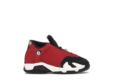 Pre-owned Jordan 14 Retro Toro Sneakers In Black/gym Red/white