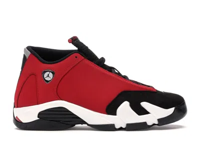 Pre-owned Jordan 14 Retro Toro Sneakers In Black/gym Red/white In Multi