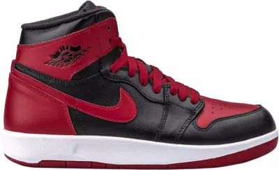 Pre-owned Jordan 1.5 Retro Bred Sneakers In Black/gym Red