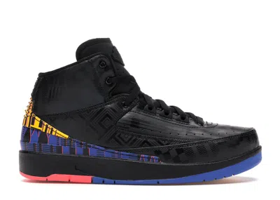 Pre-owned Jordan 2 Retro History Month (2019) Sneakers In Black/metallic Gold In Multi