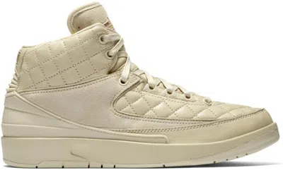 Pre-owned Jordan 2 Retro Just Don Sneakers In Beach/metallic Gold/university Red