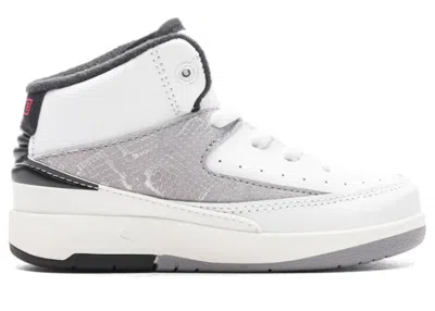 Pre-owned Jordan 2 Retro Python Sneakers In White/fire Red/black