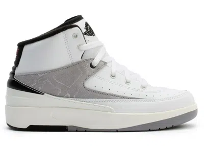 Pre-owned Jordan 2 Retro Python Sneakers In White/fire Red/black