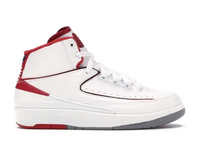 Pre-owned Jordan 2 Retro Red (2014) Sneakers In White/black/varsity Red