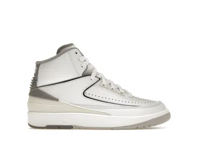 Pre-owned Jordan 2 Retro Sneakers In White/cement Grey/sail
