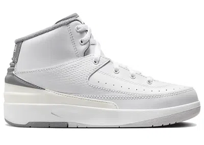 Pre-owned Jordan 2 Retro Sneakers In White/cement Grey/sail