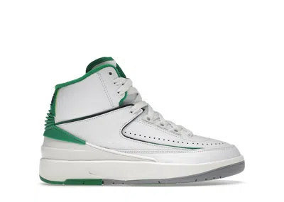 Pre-owned Jordan 2 Retro Sneakers In White/lucky Green/sail