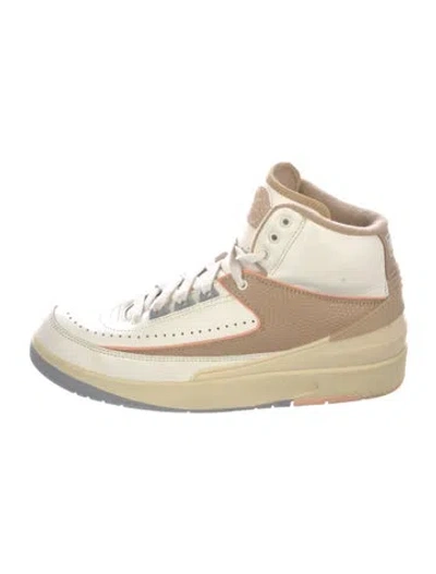Pre-owned Jordan 2 Retro 'sunset Haze' Athletic Sneakers In White