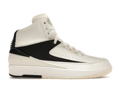 Pre-owned Jordan 2 Retro (women's) Sneakers In Sail/coconut Milk/black
