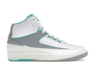 Pre-owned Jordan 2 Retro (women's) Sneakers In White/crystal Mint/metallic Red Bronze