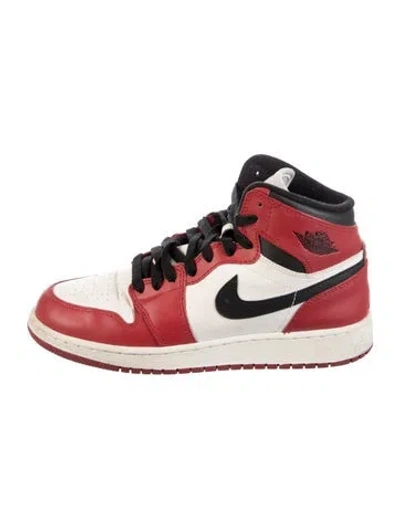 Pre-owned Jordan 2012 Leather Sneakers In Red