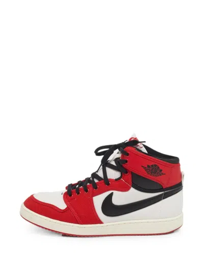 Pre-owned Jordan 2021 Ajko 1 Chicago Sneakers In White