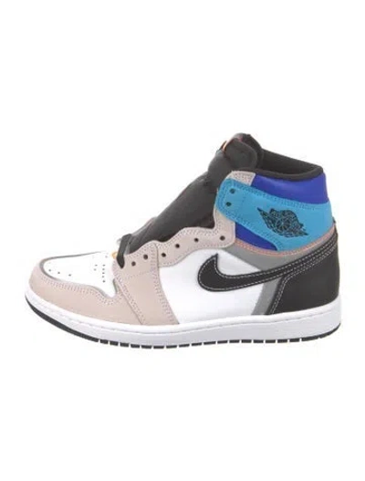 Pre-owned Jordan 2021 Patent Leather Wedge Sneakers In Blue