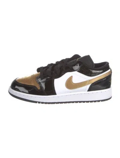 Pre-owned Jordan 2022 Leather Sneakers In Black