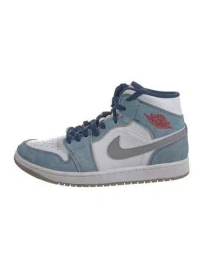 Pre-owned Jordan 2022 Suede Athletic Sneakers In Blue