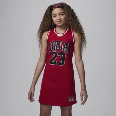 Jordan 23 Big Kids' Dress In Red