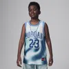 Jordan 23 Big Kids' Printed Jersey In Blue