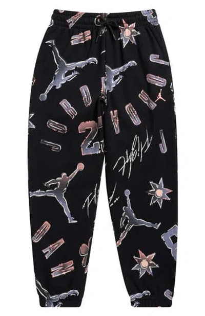Jordan Kids'  23 Fleece Sweatpants In Black