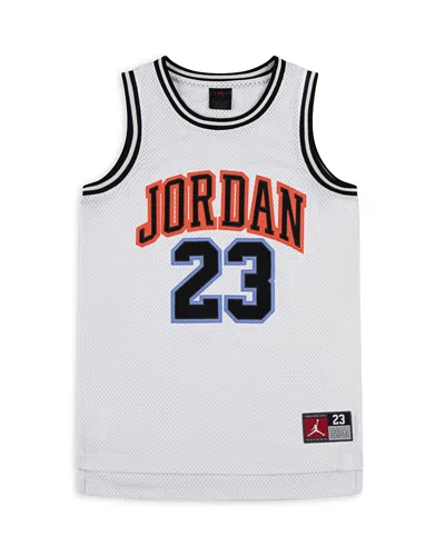 Jordan 23 Jersey - Big Kid In White