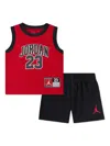 Jordan Toddler Boys 23 Jersey Set In Black
