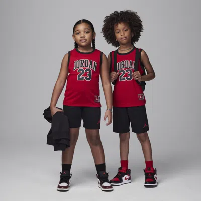 Jordan 23 Little Kids' Jersey Set In Black
