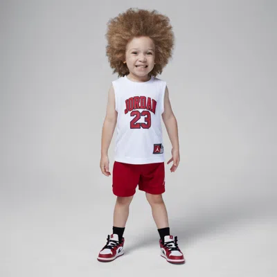 Jordan 23 Little Kids' Jersey Set In Red