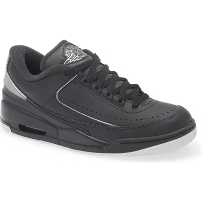 Jordan 2/3 Sneaker In Black/grey/silver