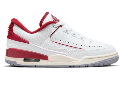 Pre-owned Jordan 2/3 Sneakers In White/varsity Red/sail In Multi