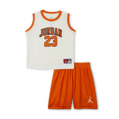 Jordan Babies' 23 Toddler Jersey Set In Orange