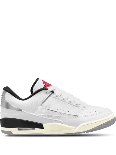 Jordan 2/3 "white/black/metallic Silver" Sneakers