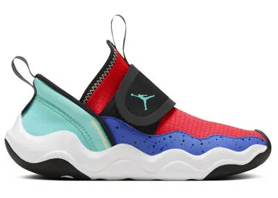 Pre-owned Jordan 23/7 Hyper Jade Sneakers In Black/siren Red/hyper Royal