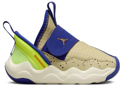 Pre-owned Jordan 23/7 Se Vivid Orange Sneakers In Team Gold/radiant Blue/volt