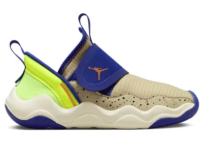 Pre-owned Jordan 23/7 Vivid Orange Sneakers In Team Gold/radiant Blue/volt