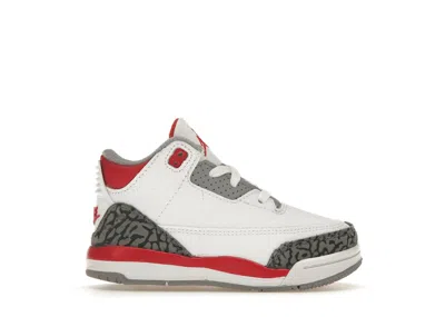 Pre-owned Jordan 3 Retro (2022) Sneakers In White/fire Red/cement Grey