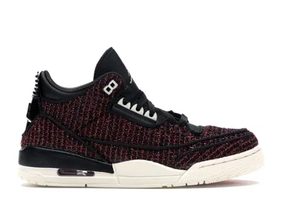 Pre-owned Jordan 3 Retro Awok Vogue (women's) Sneakers In University Red/sail/black