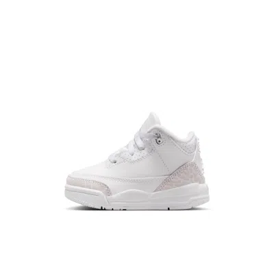 Jordan 3 Retro Baby/toddler Shoes In White