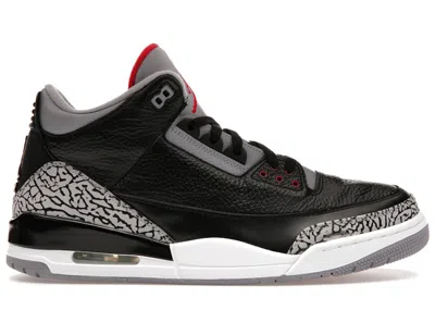 Pre-owned Jordan 3 Retro Cement (2011) Sneakers In Black/cement Grey/white
