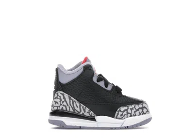 Pre-owned Jordan 3 Retro Cement (2018) Sneakers In Black/fire Red/cement Grey